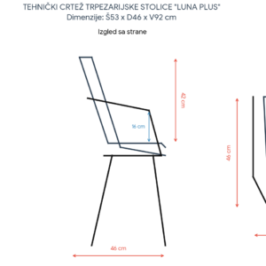Stolica LUNA PLUS - Слика 4